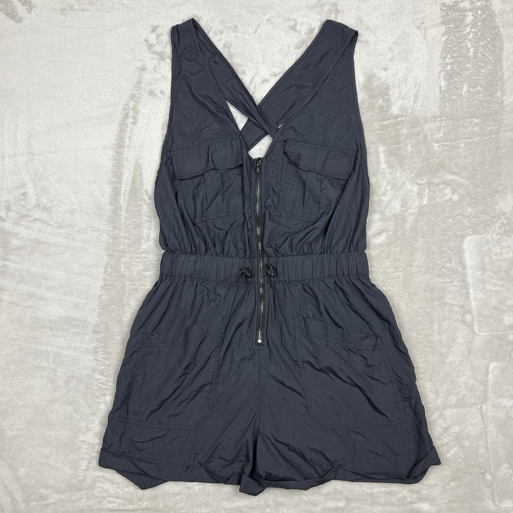 Free People FP Movement Noiseless Back On Trek Shortsie Romper Women's Small